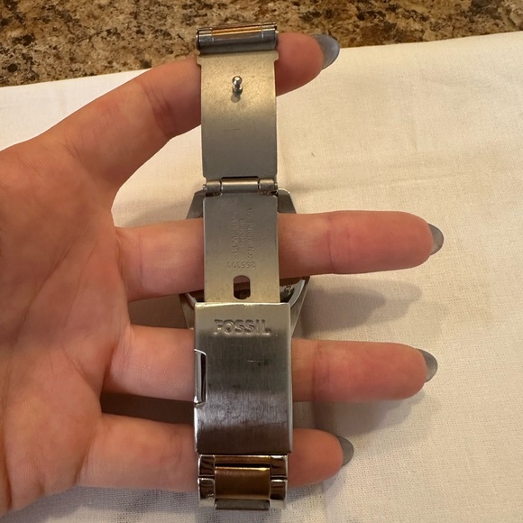Fossil Watch Gold and Silver Tones, All Stainless Steel - Picture 3 of 5
